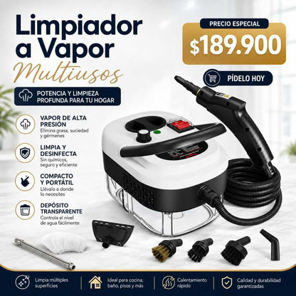 VaporClean Pro | El poder del vapor para transformar tu hogar.