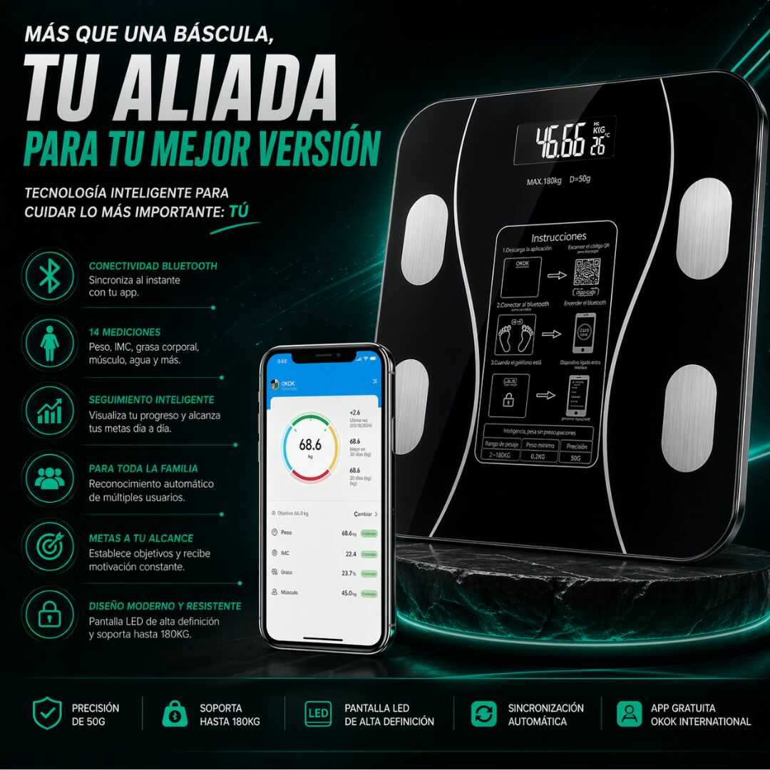 🧘‍♂️Kit Control Inteligente 21 Días 📶| Mide, registra y entiende tu progreso desde casa