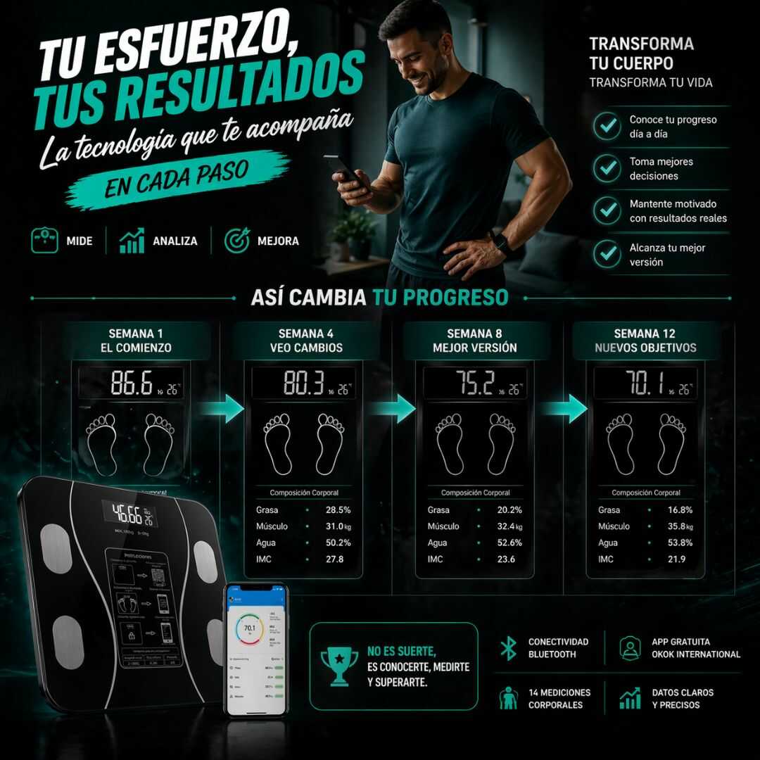 🧘‍♂️Kit Control Inteligente 21 Días 📶| Mide, registra y entiende tu progreso desde casa