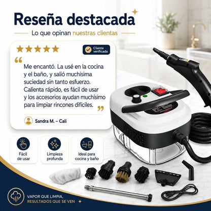 VaporClean Pro | El poder del vapor para transformar tu hogar.